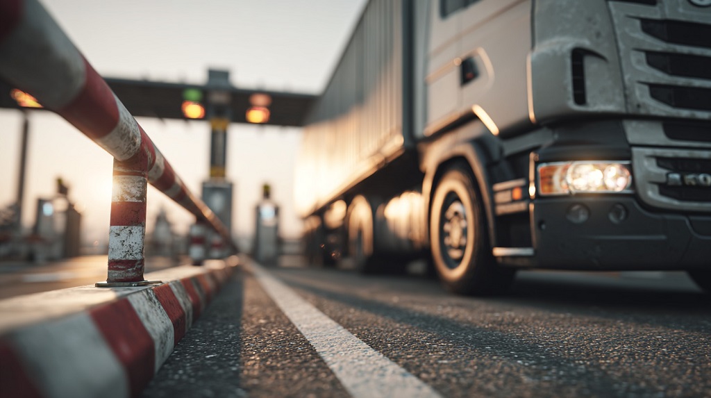 Kamion prelazi granični prelaz