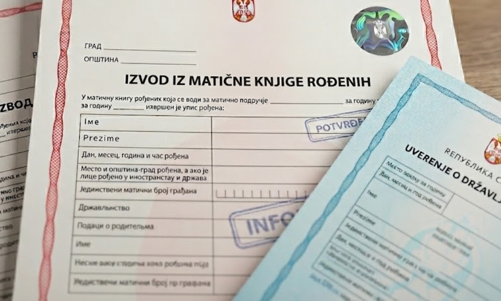 Izvod iz matične knjige rođenih – zahtev, cena i način izdavanja
