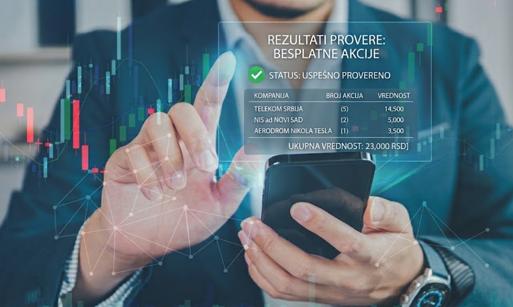 Provera stanja besplatnih akcija preko JMBG, postupak u Pošti i pregled isplata u 2026.