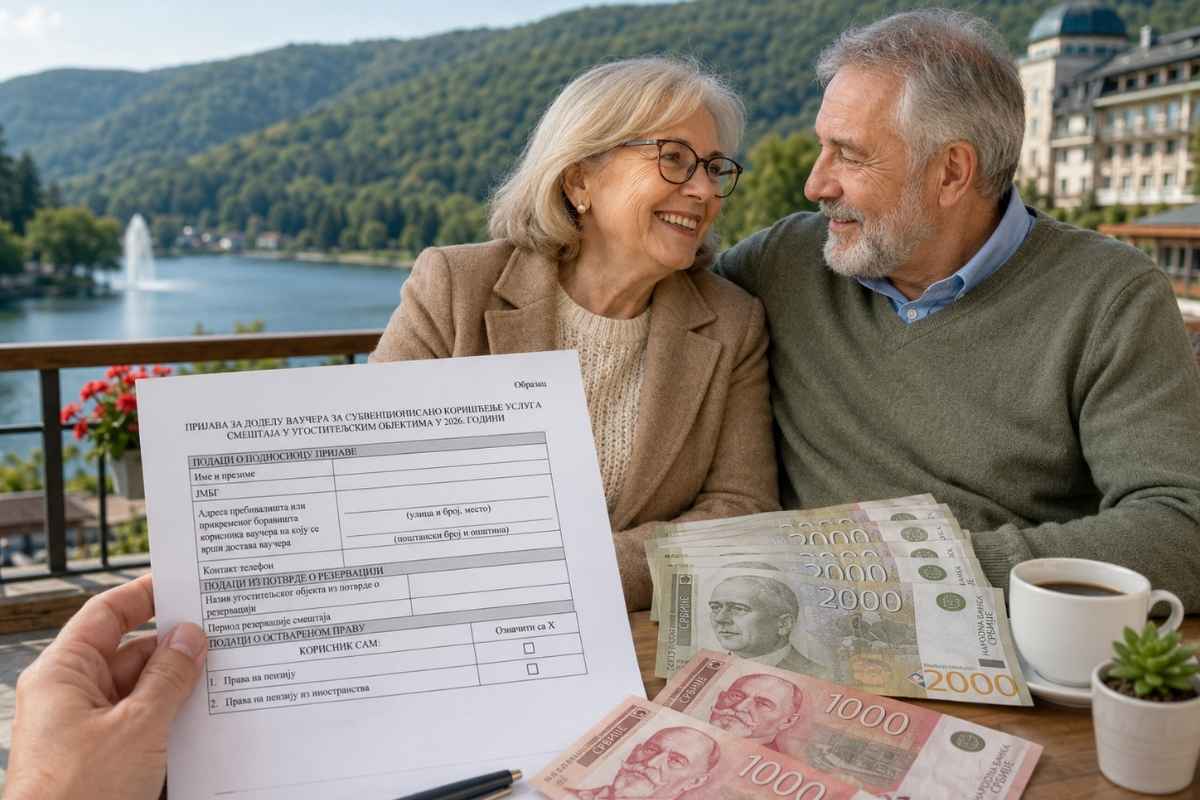Prijava za turističke vaučere od 10.000 dinara počinje 3. avgusta, pravo imaju penzioneri sa penzijom do 80.000 dinara